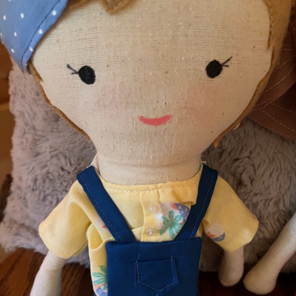 Handmade Rag Doll Set - Picture 3 of 7